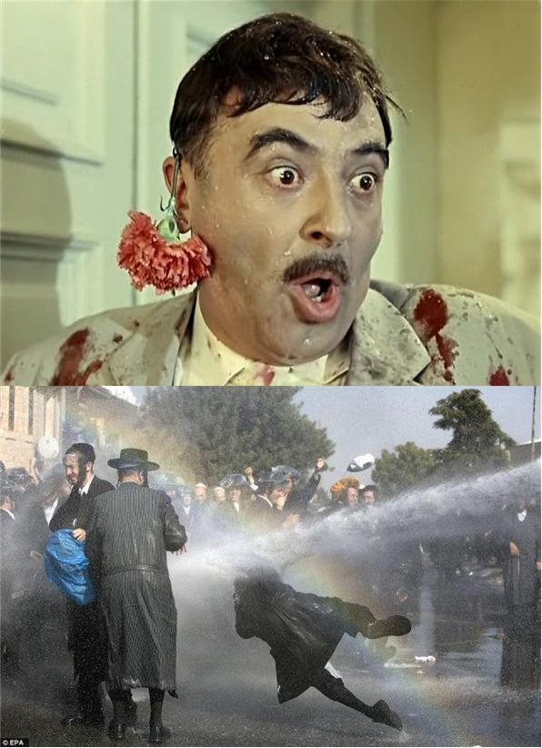 Ультраортодоксальные евреи митингуют против службы в армии