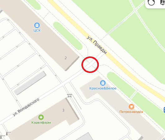 На днях в Карелии временно стало на одного целого пешехода меньше