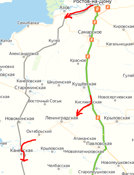 Из Москвы в Крым на машине в июле