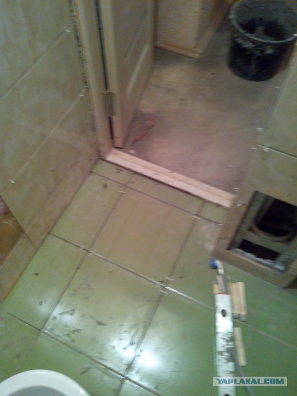 Объединение ванной.