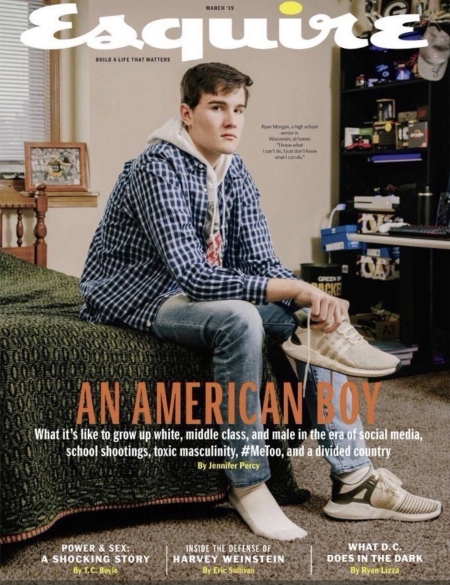 Журнал Esquire опубликовал номер о проблемах «белого гетеросексуального подростка»