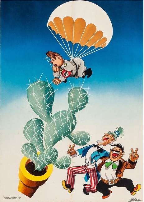 Итальянские пропагандистские плакаты времен Второй мировой войны