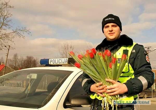 Полиция Литвы зверствует...