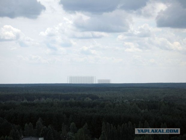 Радиолокационная станция Дуга возле Чернобыля