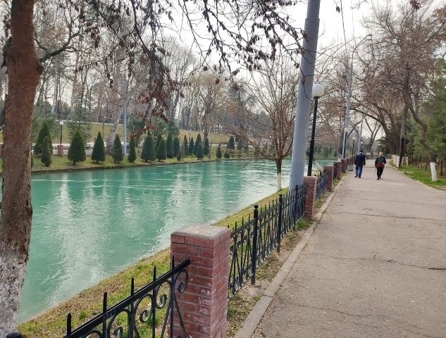 Нетипичный Ташкент. Снег и мороз