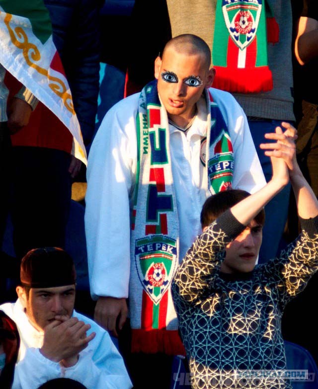 Грозненский фанат ФК "Терек"