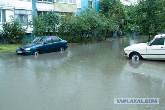 Ночной ураган в Днепропетровске, 24.09.2014.