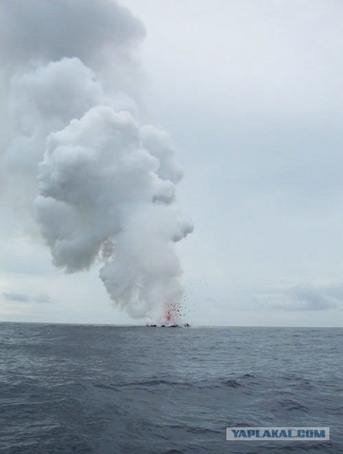 Рождение нового острова (5 фото)