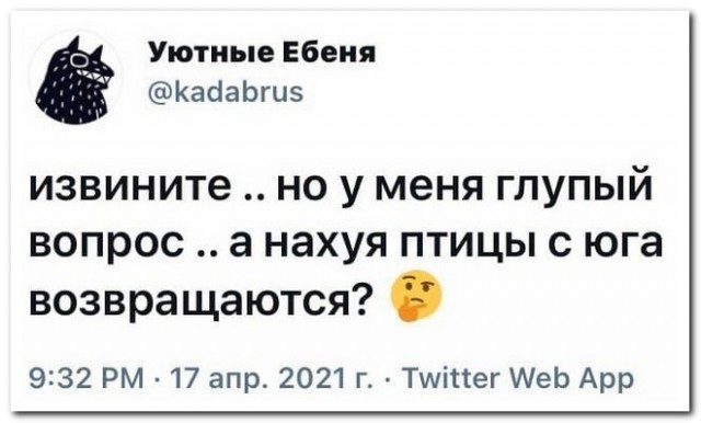 Забавные комментарии из социальных сетей 26.04.21