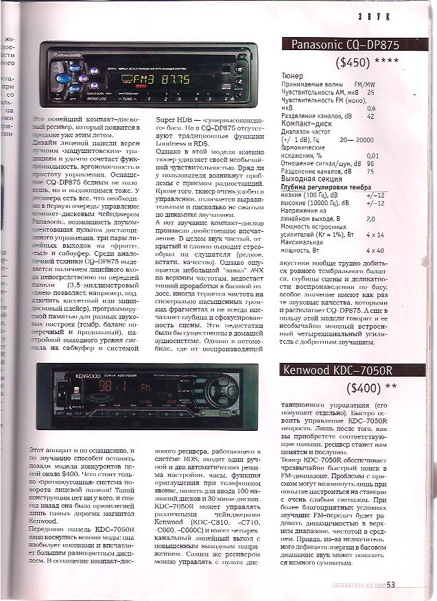 Журнал автомобили - ИЮЛЬ 1997