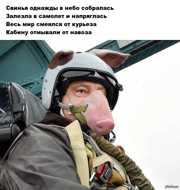 Полет Порошенко