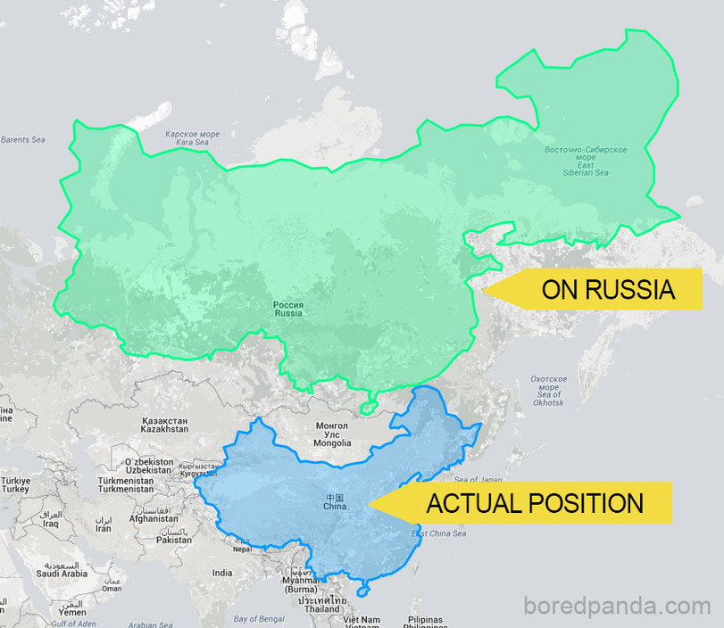 сравнение площади японии и европы