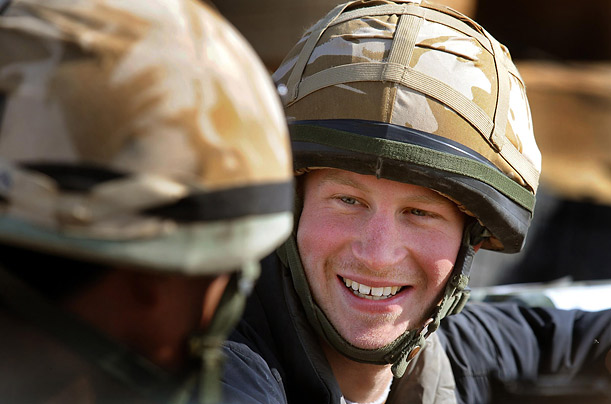 Принц Гарри новобранец в Афганистане
