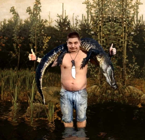 Фотожаба "Грозный пузан"