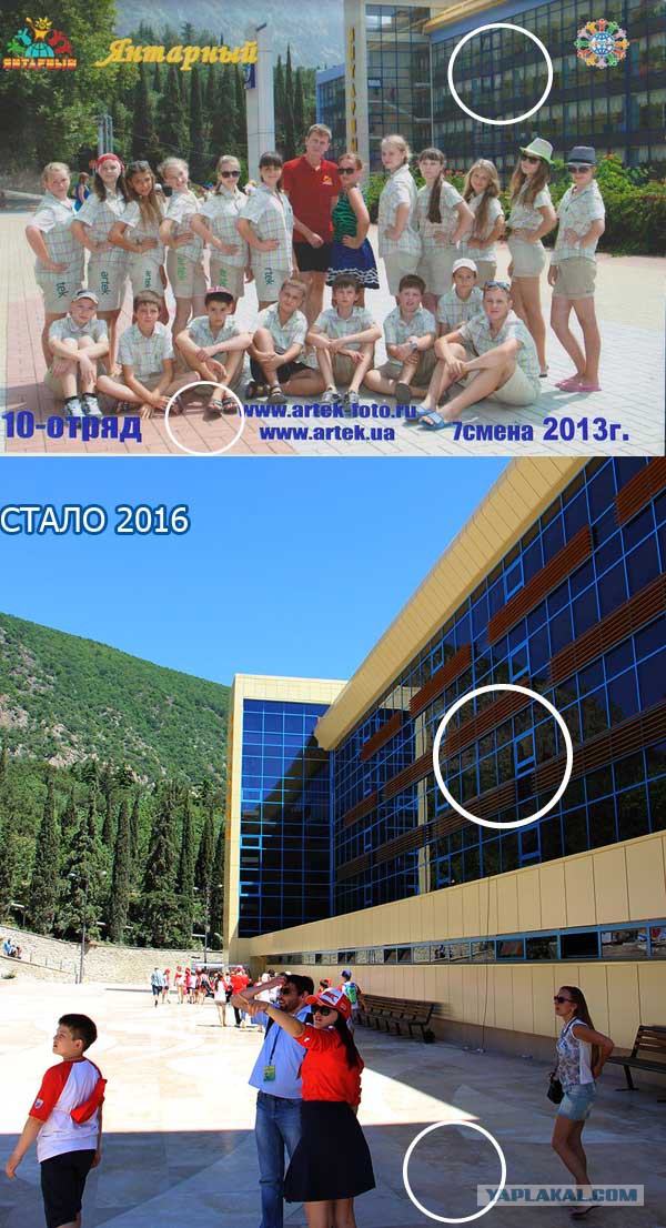 Артек, "ужасы" российской действительности