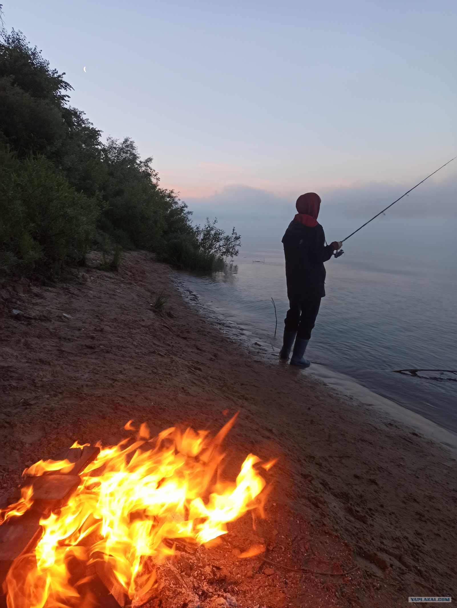 Рыбалка с братом на р.Ока