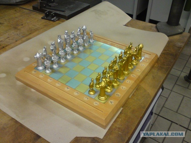 Шахматы из гильз