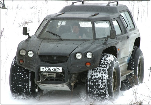 Огромный российский внедорожник