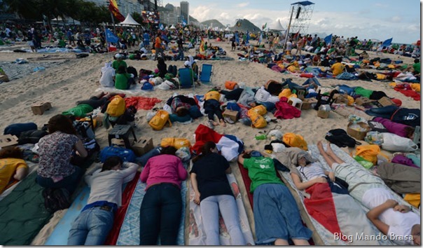 Я знал, что пляжи Рио переполнены.