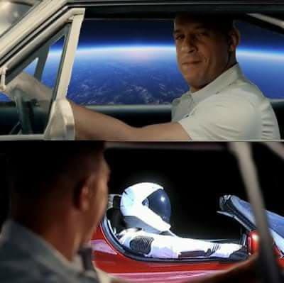 Приколы из инета на тему запуска Falcon Heavy