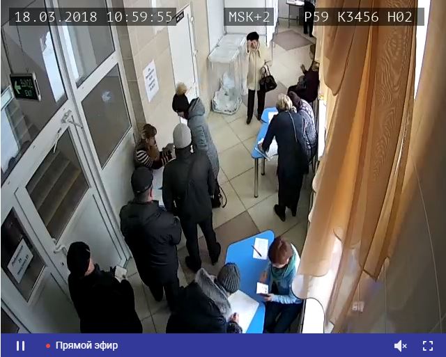 Видеотрансляция выборов 2018