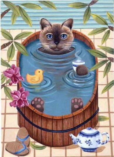 Рисованные киски