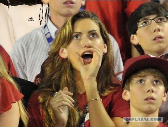 Фотожаба  Болельщица