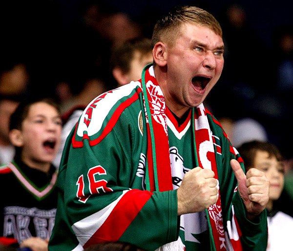 Хоккейные болельщики - они такие!