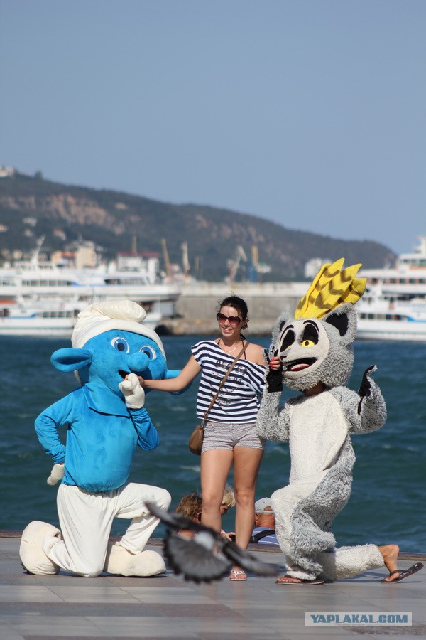 Дорога из Киева и из Москвы в Ялту.