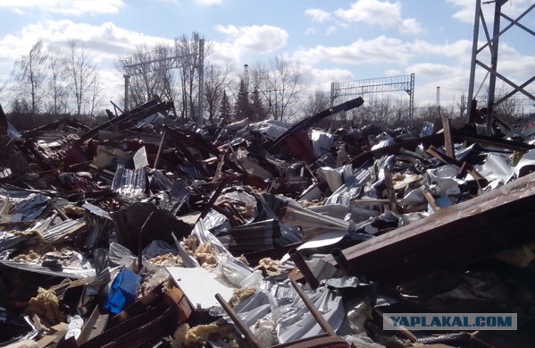 На юге Москвы начался снос Царицынского радиорынка