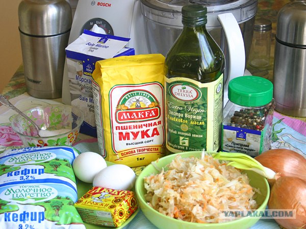 Пирожки жареные с капустой