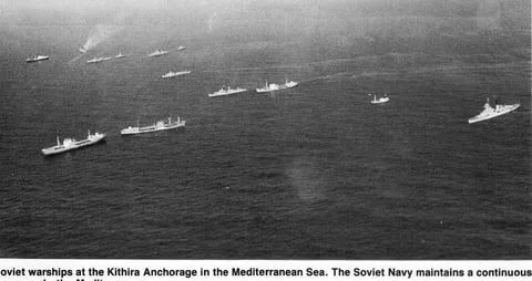 Противостояние СССР - США на море во время войны «Судного дня» 1973 г.