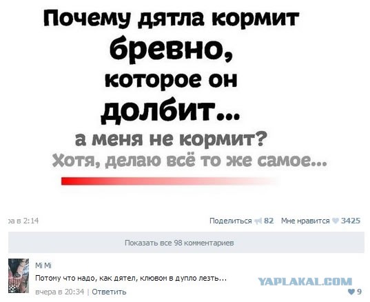Смешные комментарии из социальных сетей