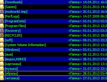 Коренное различие в... папках