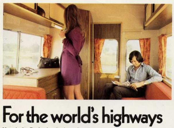 Винтажная реклама кемперов 70-х