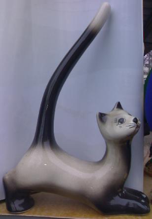 Коты из глины (6 фото)