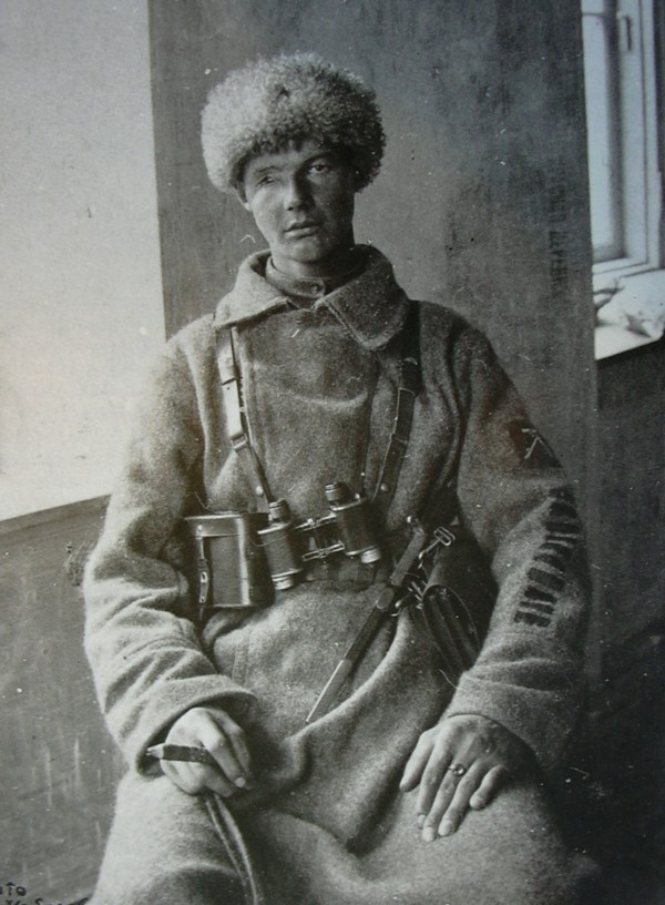 Пулеметчик Антон Близнюк. 1918 год.