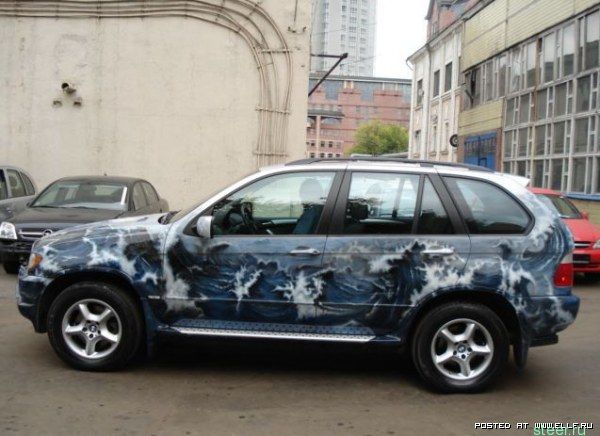 Аэрография автомобиля