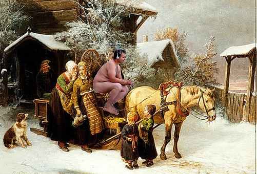Фотожаба: "Одинокий нудист"