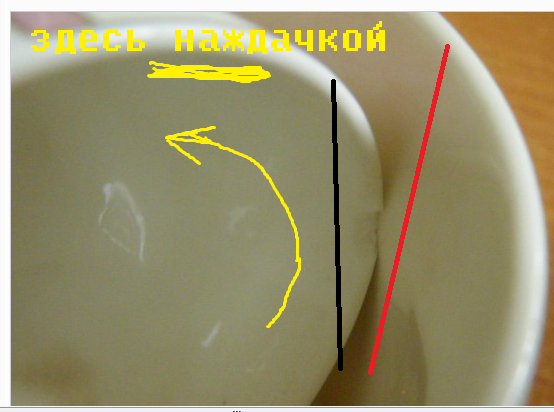Кружка в чашке....