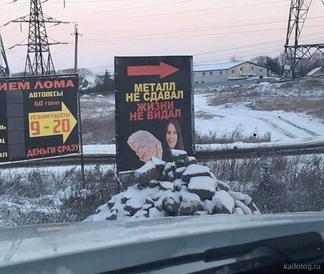Прикольные надписи и объявления