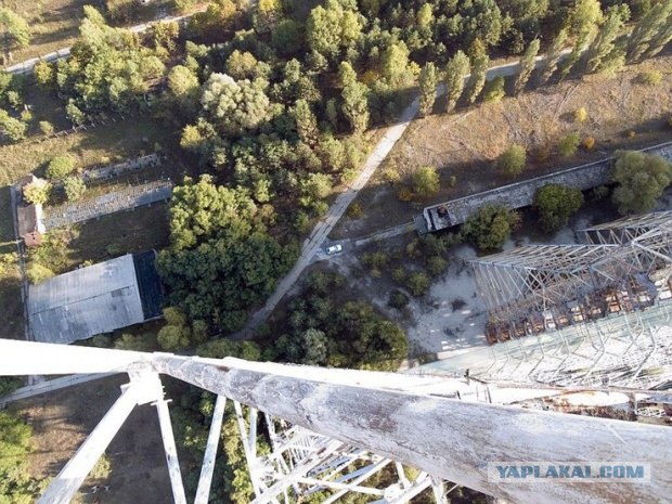 Радиолокационная станция Дуга возле Чернобыля