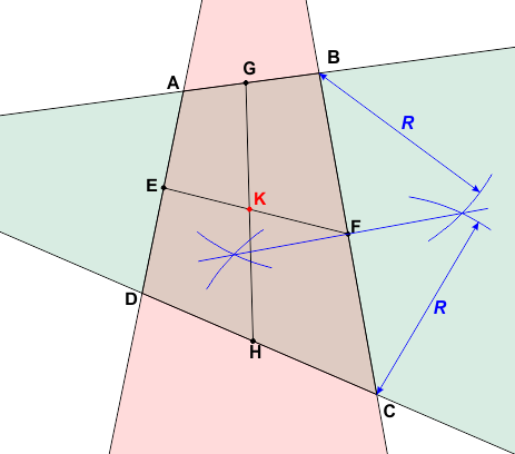 Отличникам по геометрии (всем) Как найти центр геометричски?