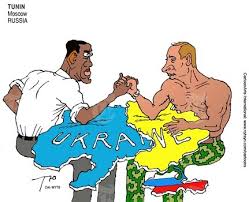 Украинский кризис: иностранная карикатура