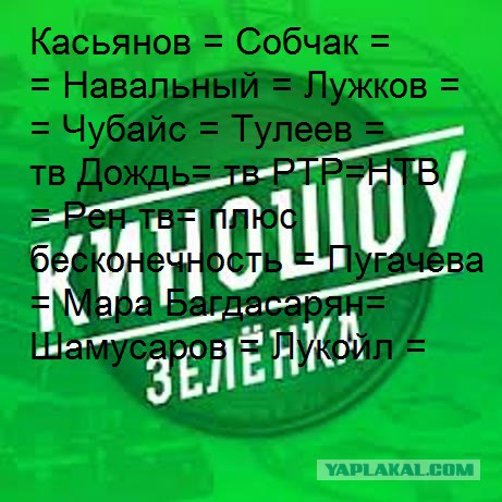 Михаила Касьянова облили зеленкой