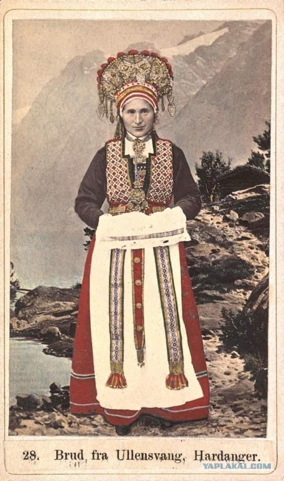 Норвежские красавицы-невесты конца 19 века. Смотрим фотоподборку