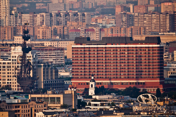 Высотная Москва - вид из "телескопа"