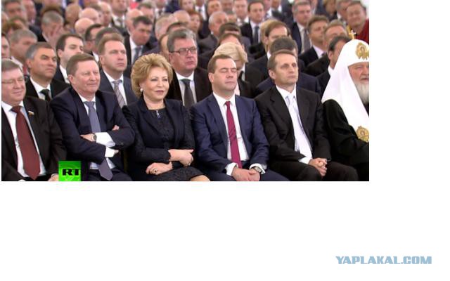 Владимир Путин выступает с посланием
