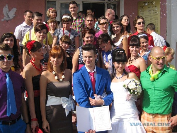 Необычная свадьба. Жена+муж