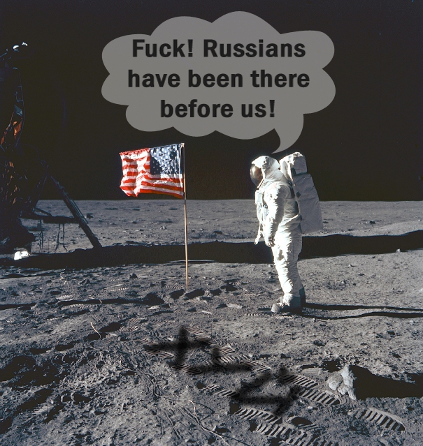 Фотожаба: Американцы на луне!